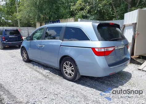 2013 Honda Odyssey Ex-L из США, поврежденный, VIN 5FNRL5H65DB061789